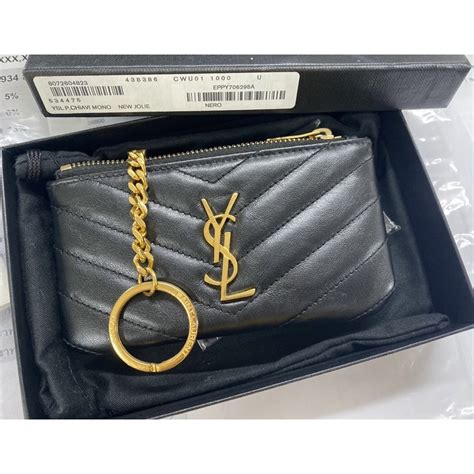 key holder ysl|YSL keychain wallet.